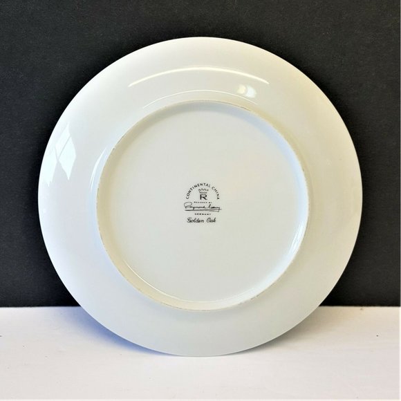 Set/8 Rosenthal Continental Golden Oak 6" Bread Plates by Raymond Loewy MCM A2 - Picture 3 of 4